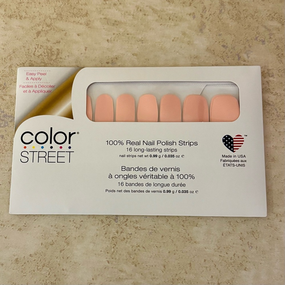 3/$25 Color Street Nail Polish Strips - Charleston Blush